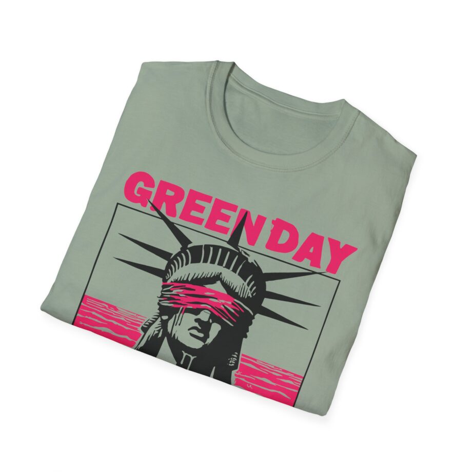 Green Day Lady Liberty Unisex Softstyle T-shirt