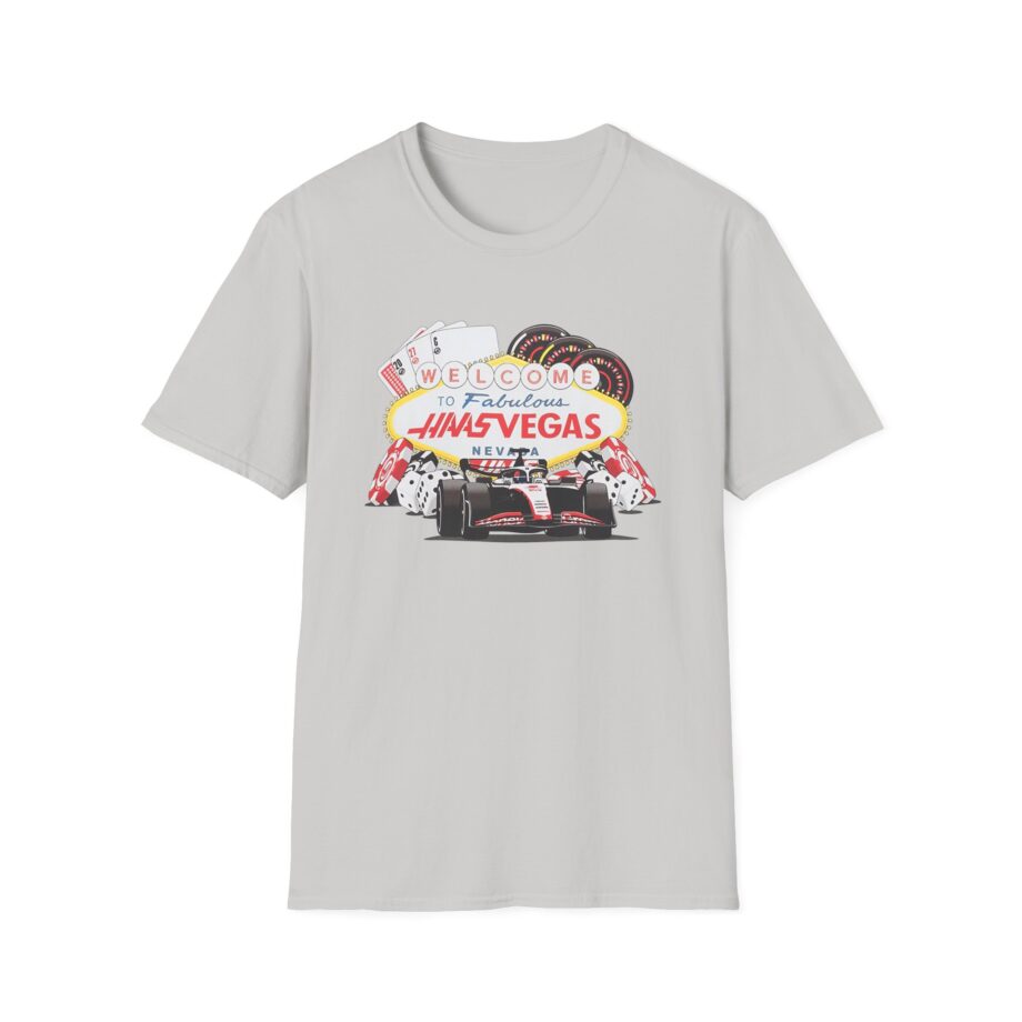 Haas F1 Las Vegas Gp  Unisex Softstyle T-Shirt