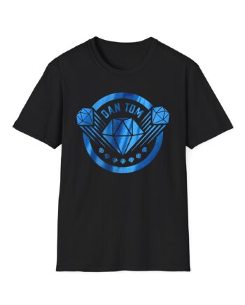 Dantdm Blue Foil Unisex Softstyle T-shirt