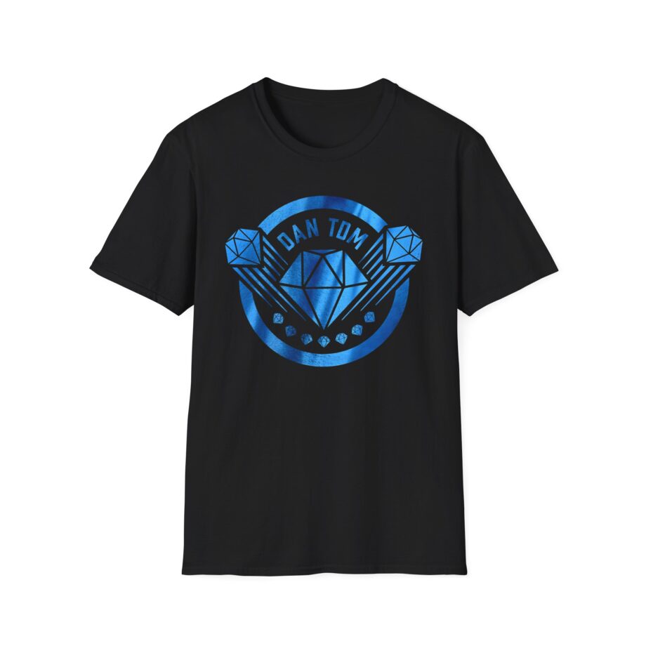 Dantdm Blue Foil Unisex Softstyle T-shirt