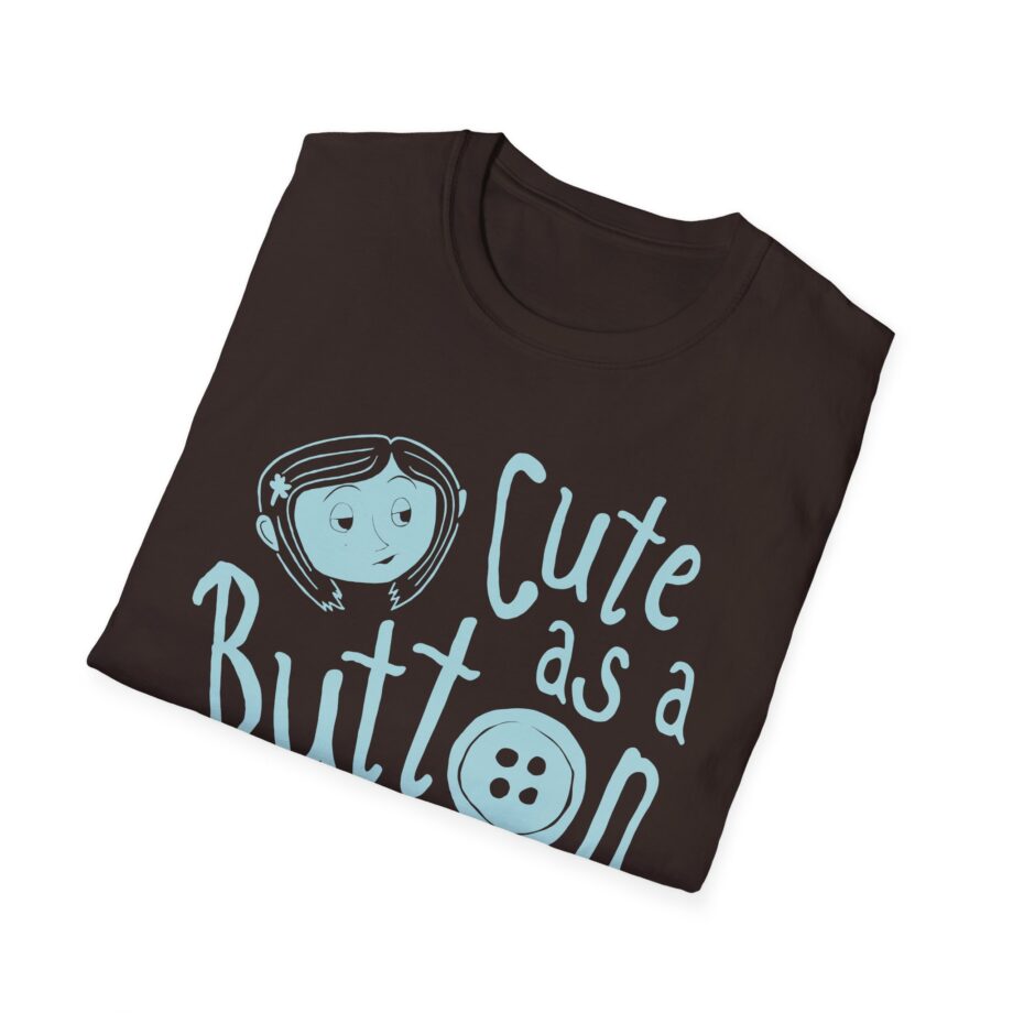 Coraline Cute Button Unisex Softstyle T-shirt