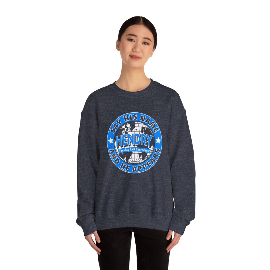 Say His Name Joe Hendry Unisex Heavy Blend™ Crewneck Sweatshirt