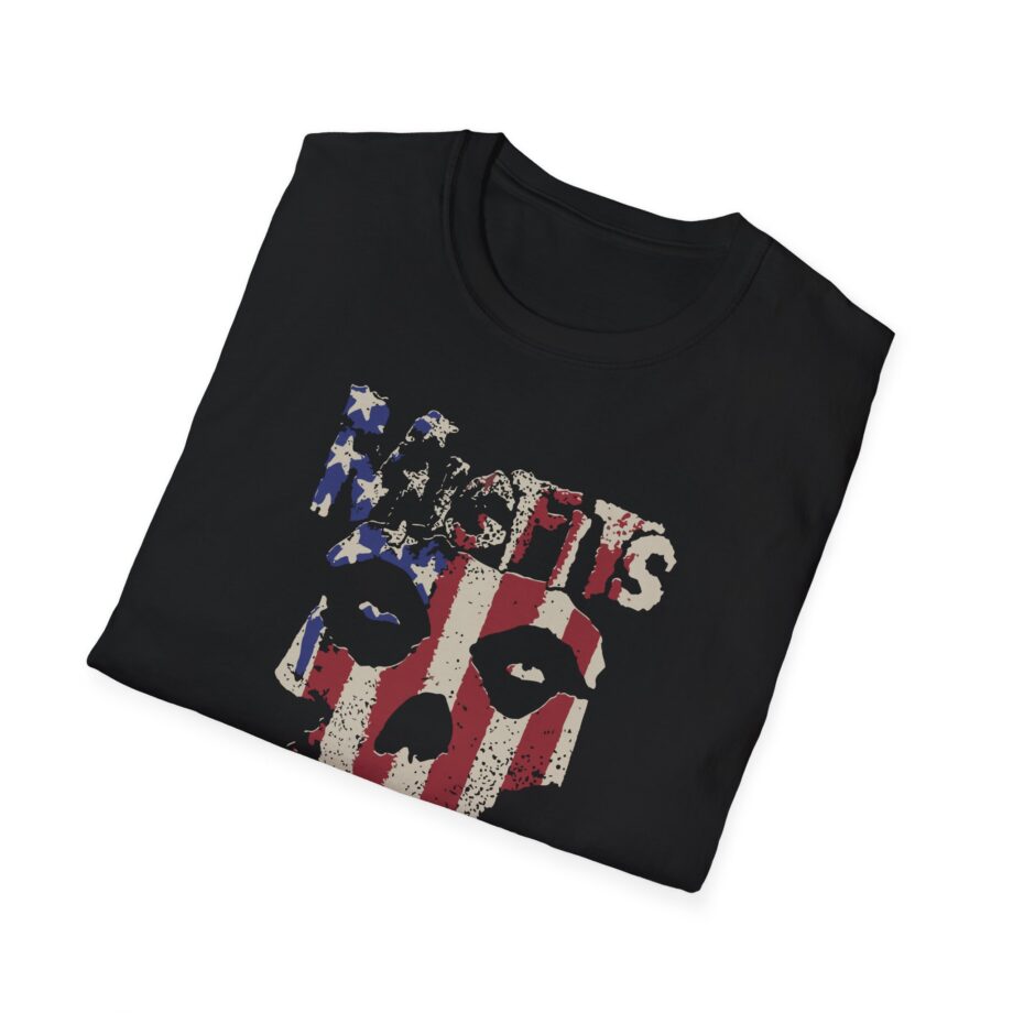 Misfits Stars and Stripes Fiend Skull Unisex Softstyle T-Shirt