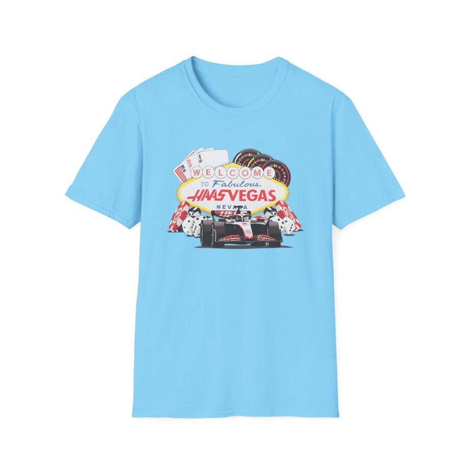 Haas F1 Las Vegas Gp  Unisex Softstyle T-Shirt