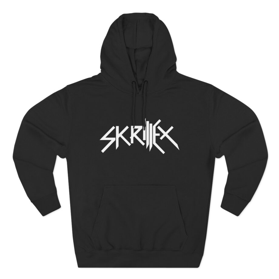 Skrillex Logo Three-Panel Fleece Hoodie