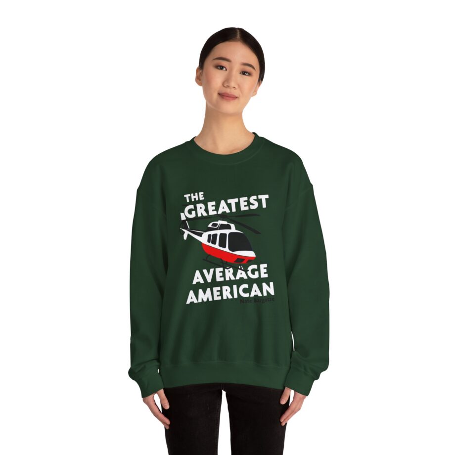 The Greatest Average American Nate Bargatze Unisex Heavy Blend™ Crewneck Sweatshirt