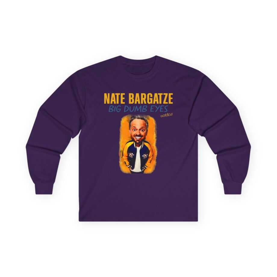 Nate Bargatze Big Dumb Eyes Tour Unisex Ultra Cotton Long Sleeve Tee