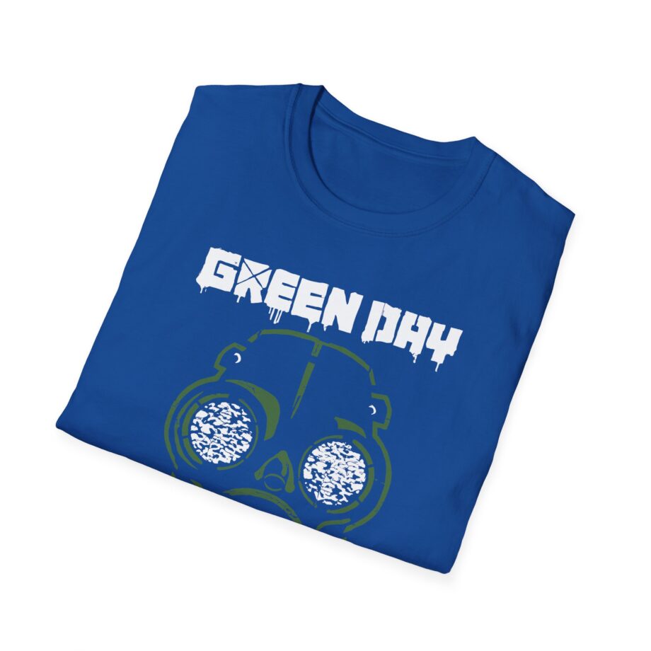 Green Day Gas Mask Unisex Softstyle T-shirt