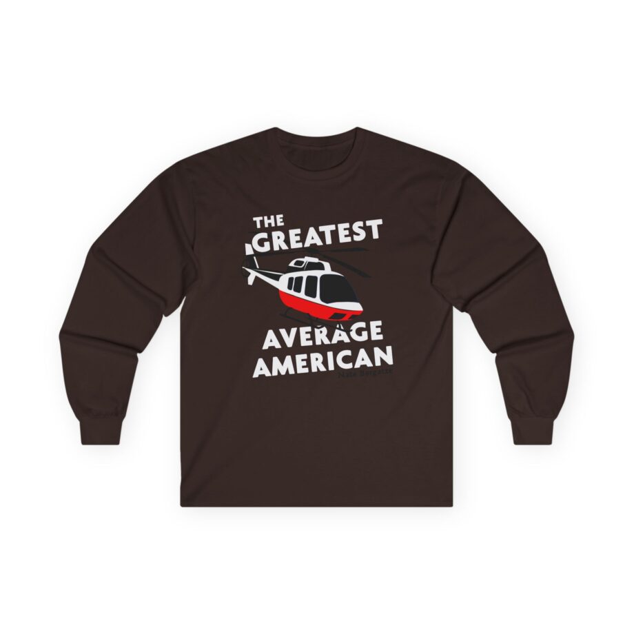 The Greatest Average American Nate Bargatze Unisex Ultra Cotton Long Sleeve Tee