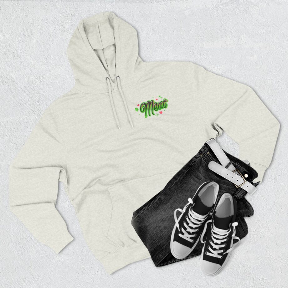 Papa Meat Margaret Three-Panel Fleece Hoodie