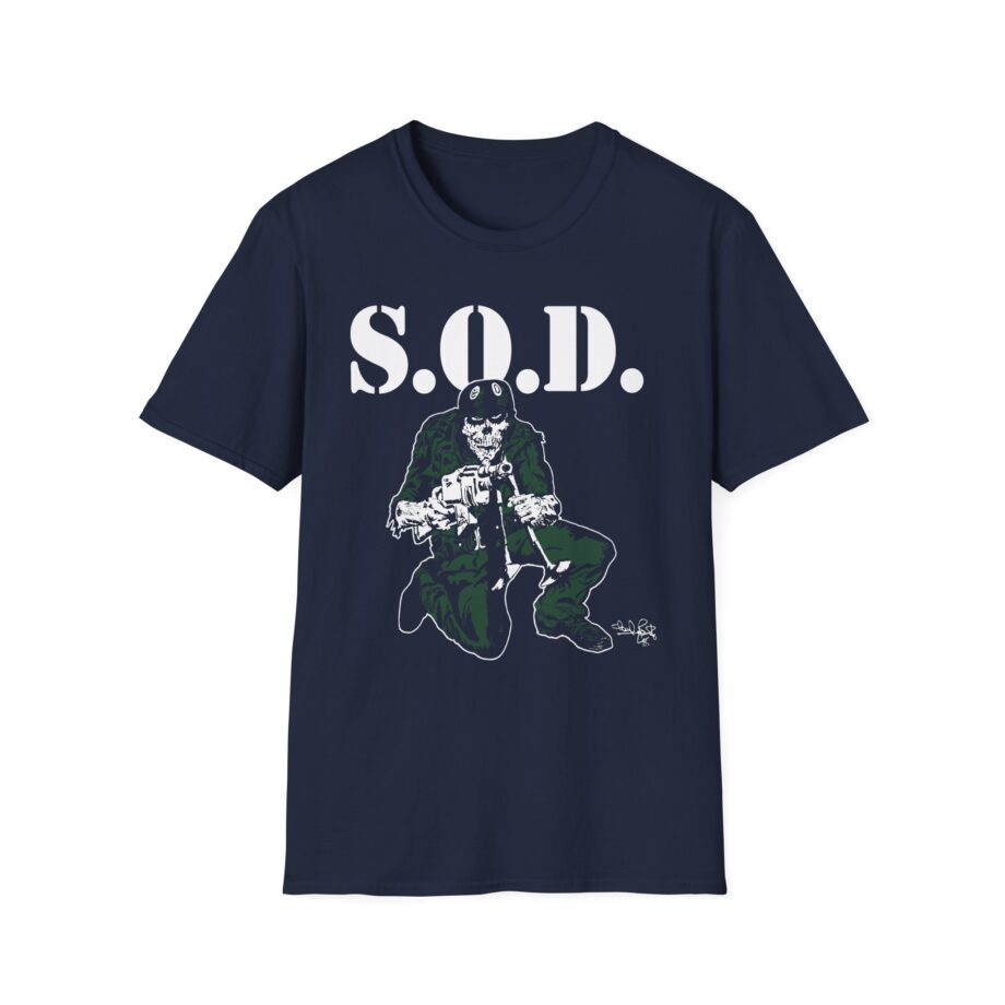 S.o.d. Stormtroopers of Death Schism Tour "85" Speak English or Die Unisex Softstyle T-shirt