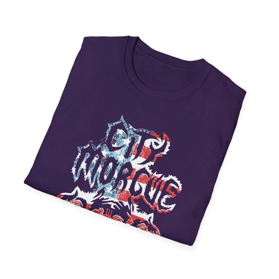 CM My Bloody America Knife Unisex Softstyle T-shirt