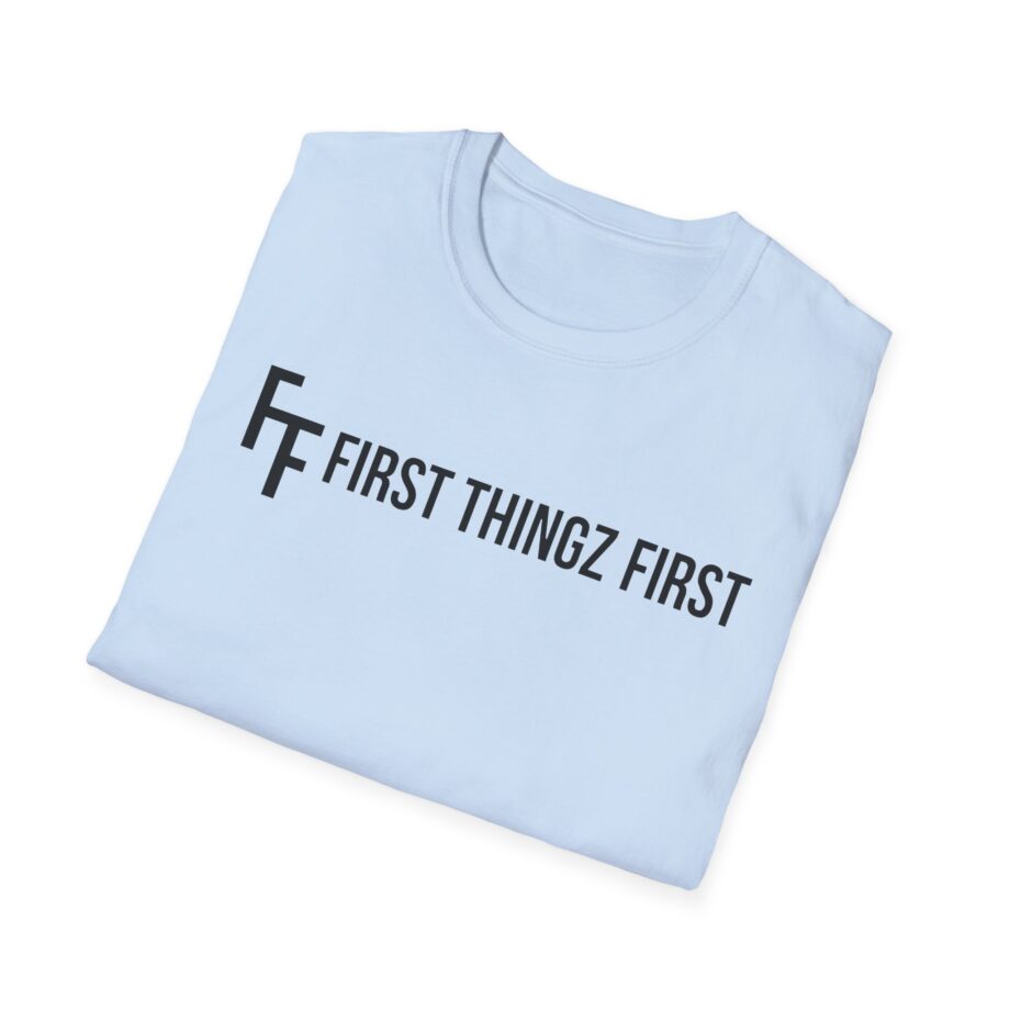 Katie Van Slyke First Thingz First  Unisex Softstyle T-shirt