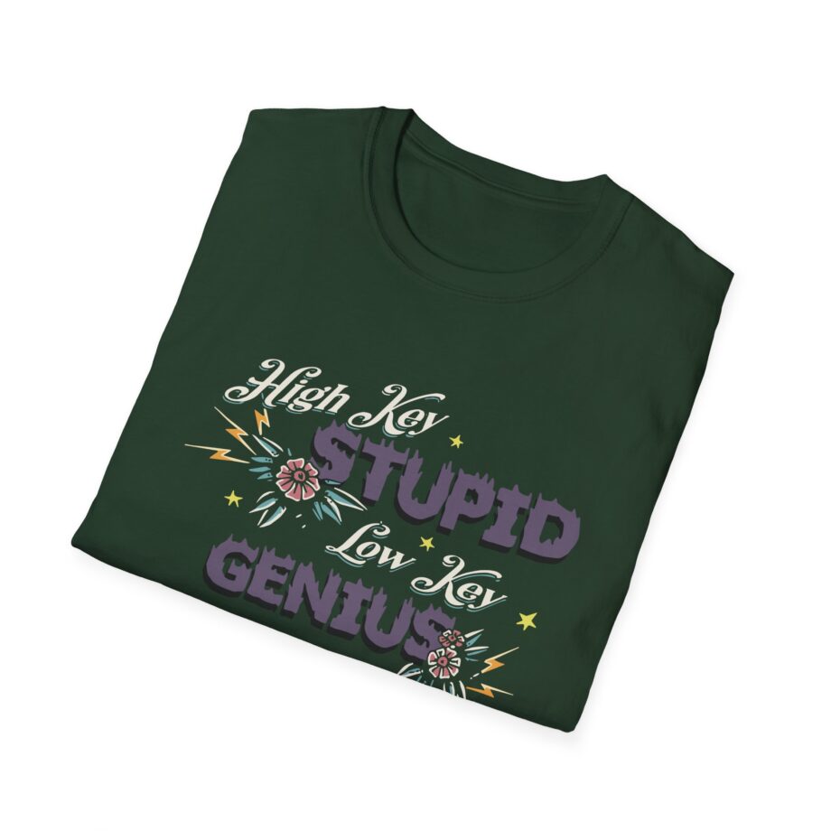 Kallmekris High Key Stupid Genius  Unisex Softstyle T-Shirt