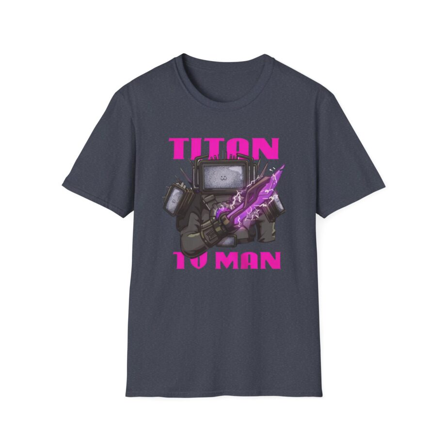 Dafuqboom Titan Tv Man Zap Unisex Softstyle T-Shirt