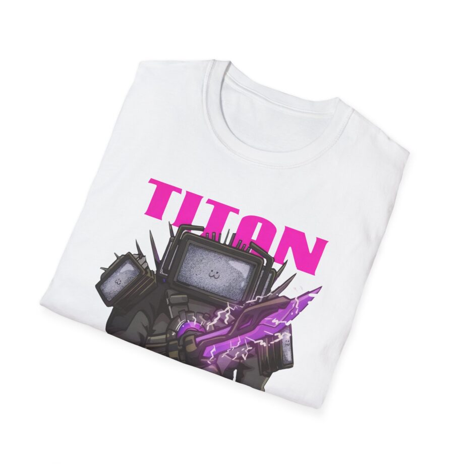 Dafuqboom Titan Tv Man Zap Unisex Softstyle T-Shirt