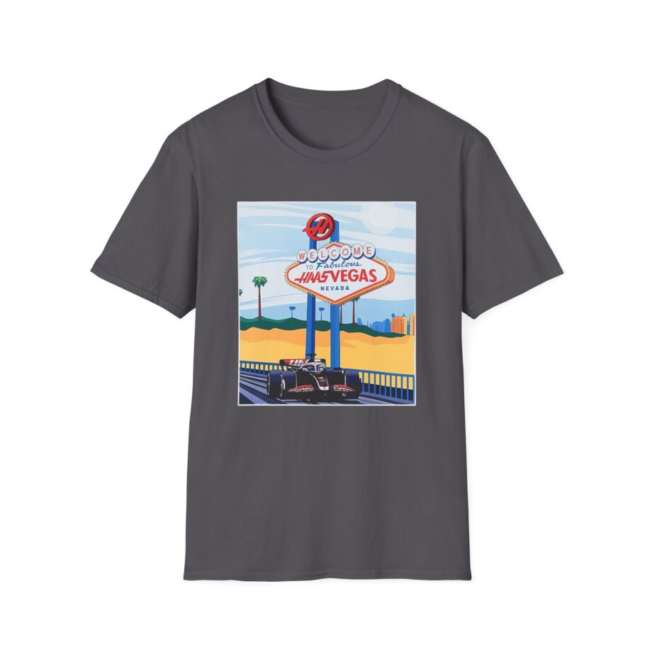 Haas F1 Las vegas Gp Unisex Softstyle T-Shirt