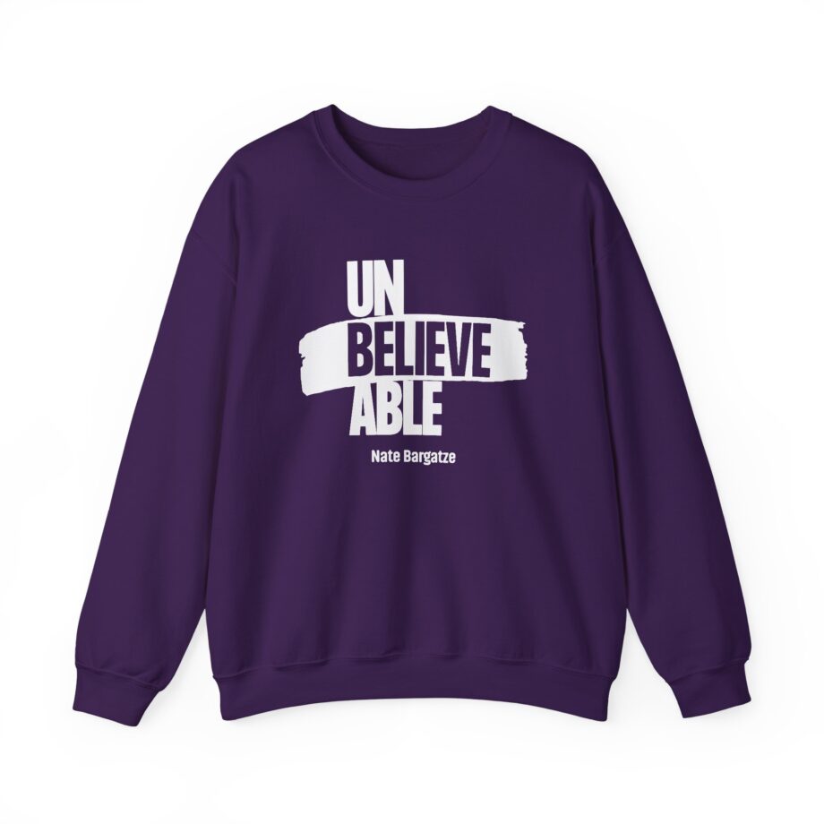 Nate Bargatze Unbelievable Unisex Heavy Blend™ Crewneck Sweatshirt