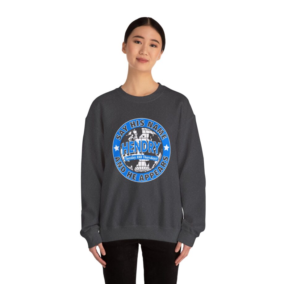 Say His Name Joe Hendry Unisex Heavy Blend™ Crewneck Sweatshirt