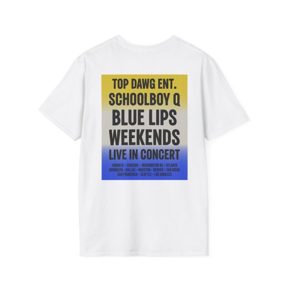Isaiah Rashad the Blue Lips Tour Unisex Softstyle T-Shirt