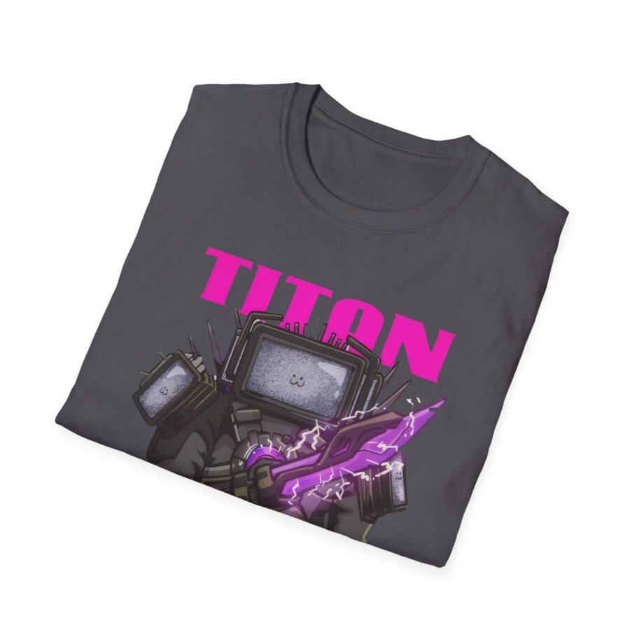 Dafuqboom Titan Tv Man Zap Unisex Softstyle T-Shirt