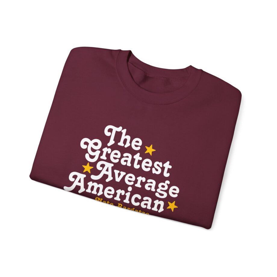 The Greatest Average American Nate Bargatze Unisex Heavy Blend™ Crewneck Sweatshirt