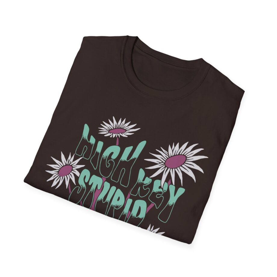 High Key Stupid Low Key Genius Unisex Softstyle T-Shirt