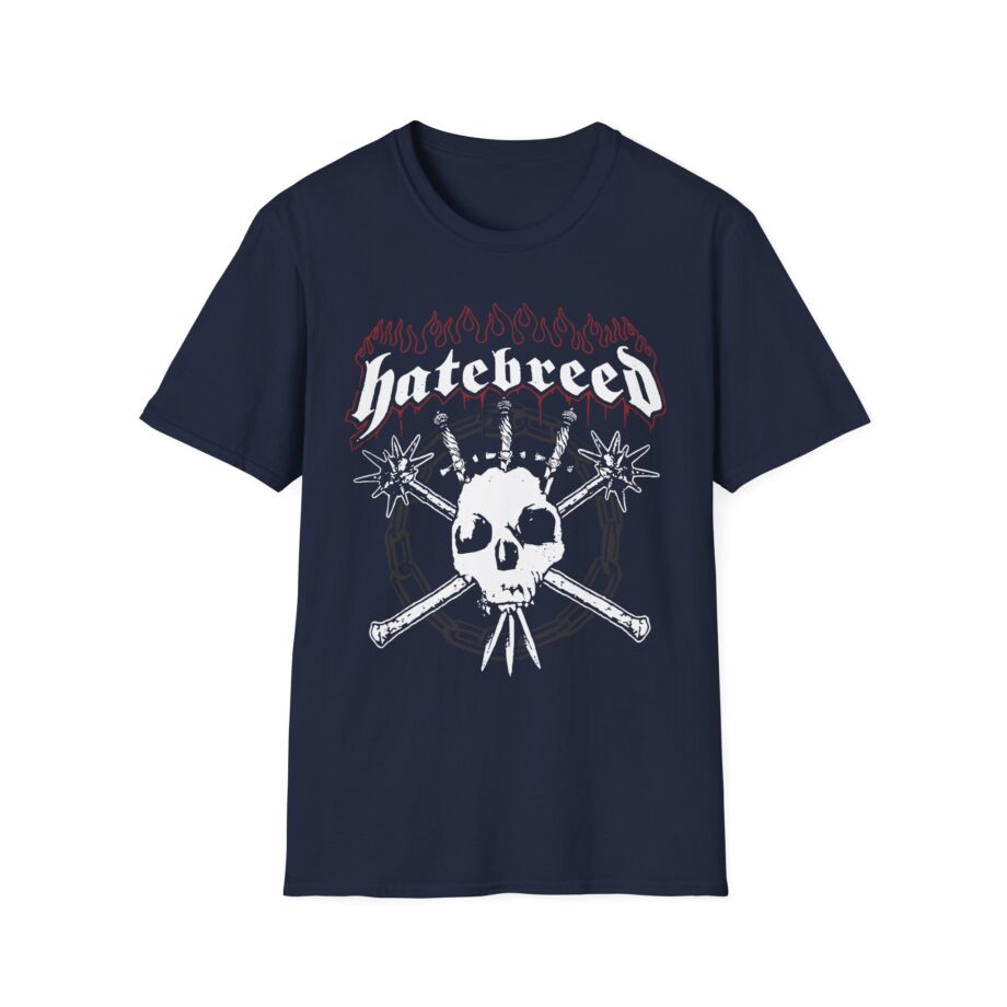 Hatebreed Flames & Skull Logo Unisex Softstyle T-Shirt