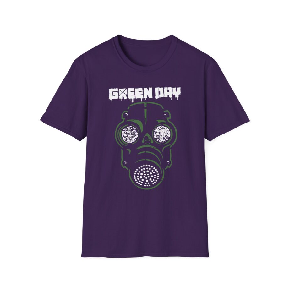 Green Day Gas Mask Unisex Softstyle T-shirt