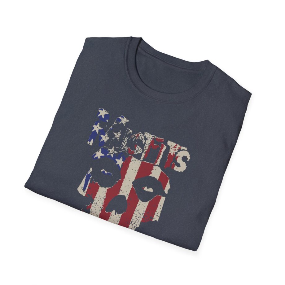 Misfits Stars and Stripes Fiend Skull Unisex Softstyle T-Shirt