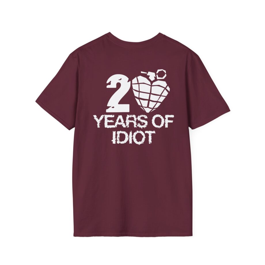 Green Day 20 Years of Idiot Unisex Softstyle T-shirt