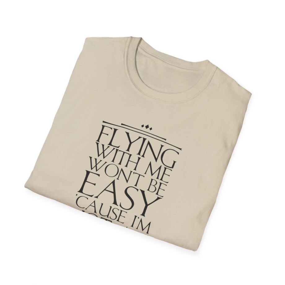 Halestorm Flying With Me Won't Be Easy 'cause I'm Not an Angel Unisex Softstyle T-Shirt