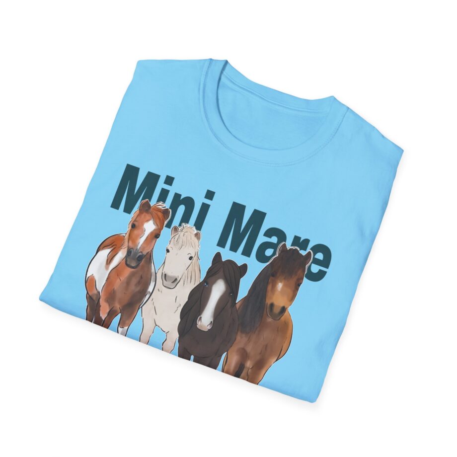 Katie Van Slyke Mini Mare Don't Care Unisex Softstyle T-shirt
