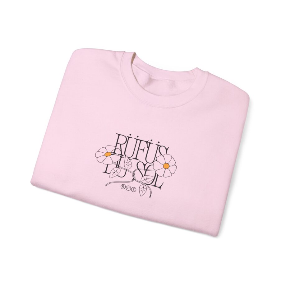Rufus Du Sol Flower Ecru Unisex Heavy Blend™ Crewneck Sweatshirt