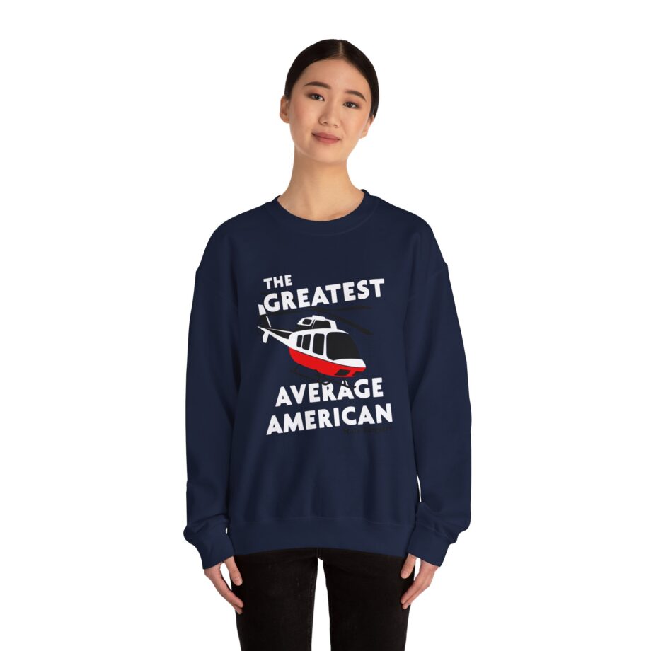 The Greatest Average American Nate Bargatze Unisex Heavy Blend™ Crewneck Sweatshirt
