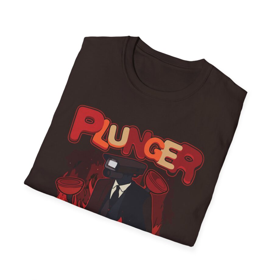 Dafuqboom Plungerman  Wildfire Unisex Softstyle T-Shirt