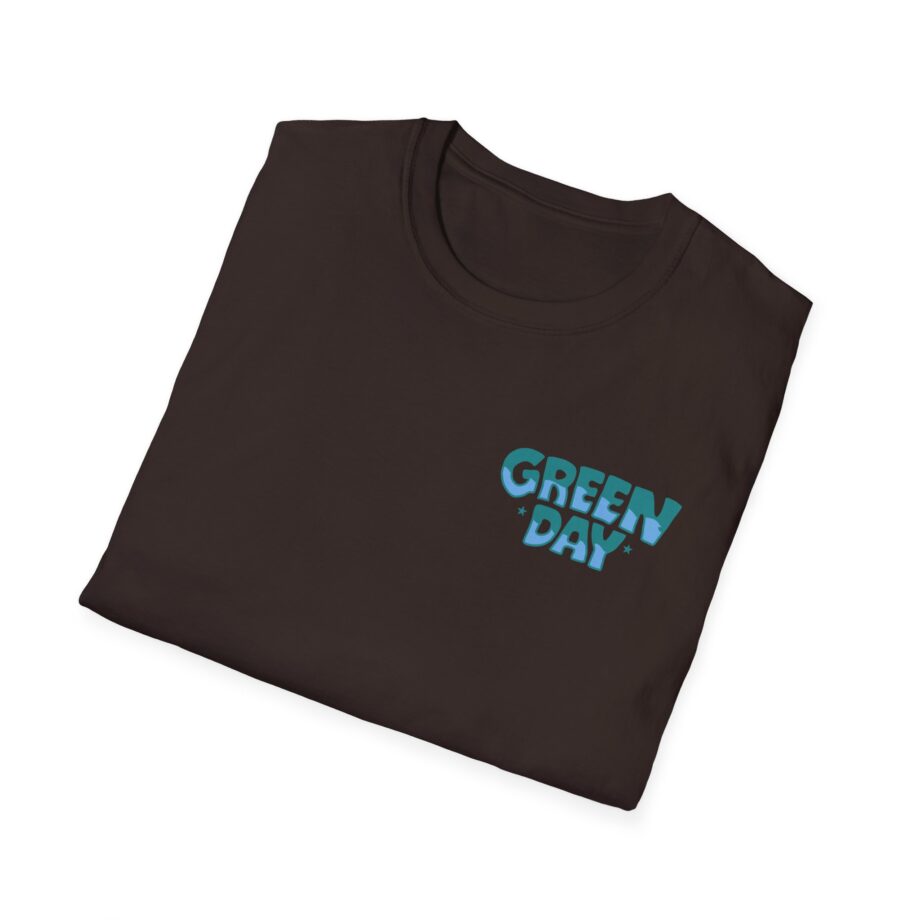 Green Day Blue Skull Unisex Softstyle T-shirt