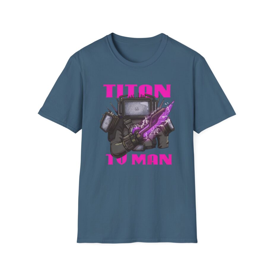 Dafuqboom Titan Tv Man Zap Unisex Softstyle T-Shirt