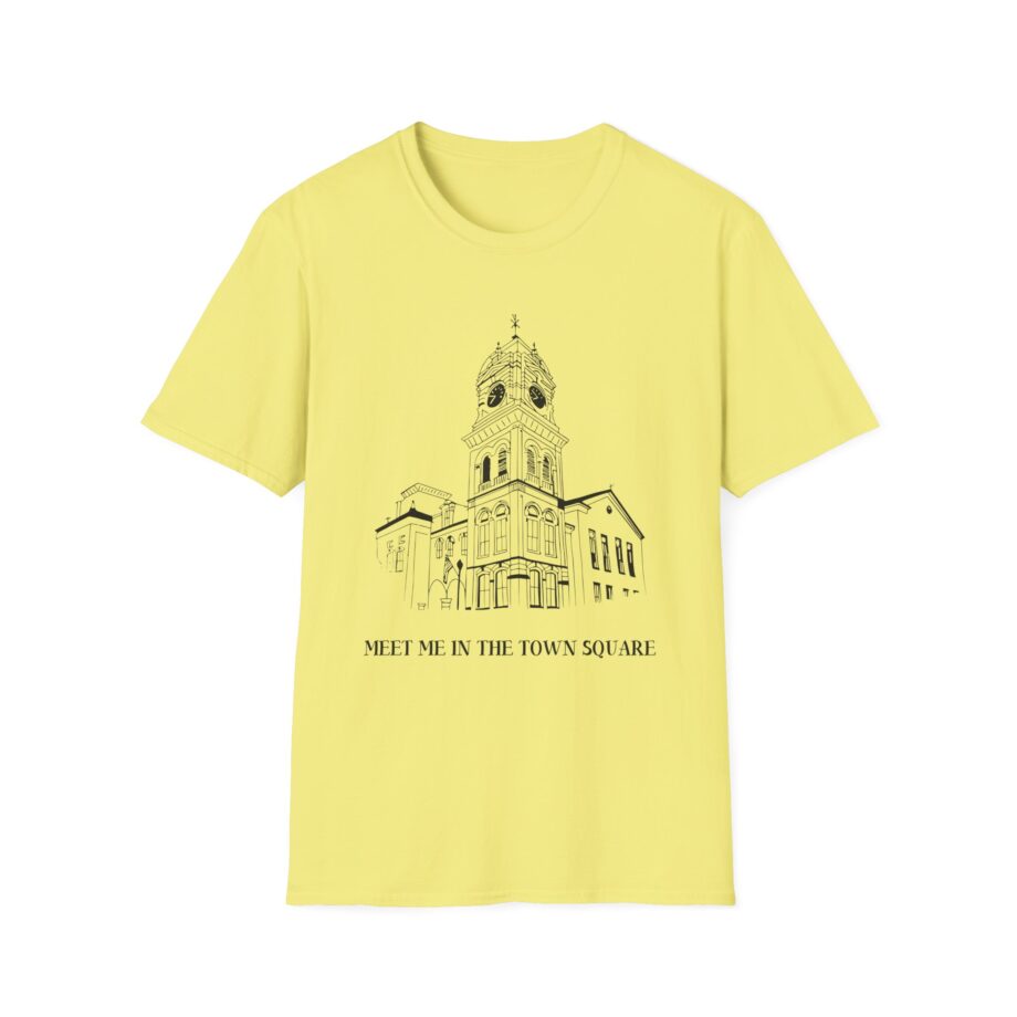 Nina Dobrev Eet Me in the Town Square  Unisex Softstyle T-Shirt