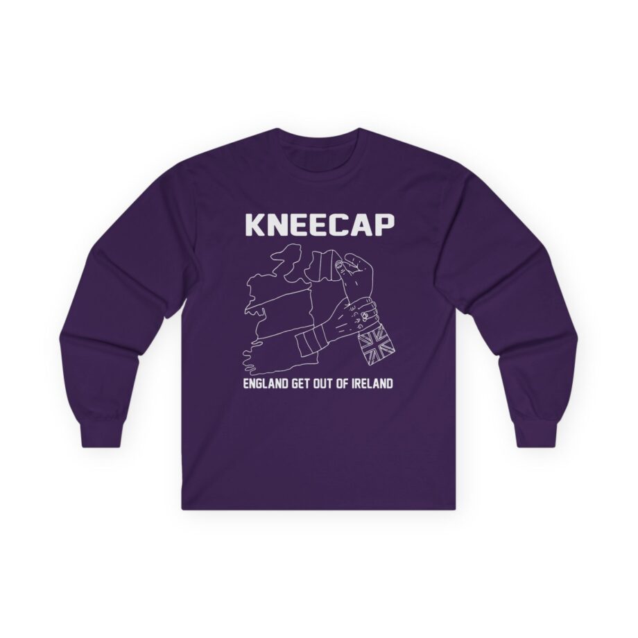 Kneecap England Get Out of Ireland Unisex Ultra Cotton Long Sleeve Tee