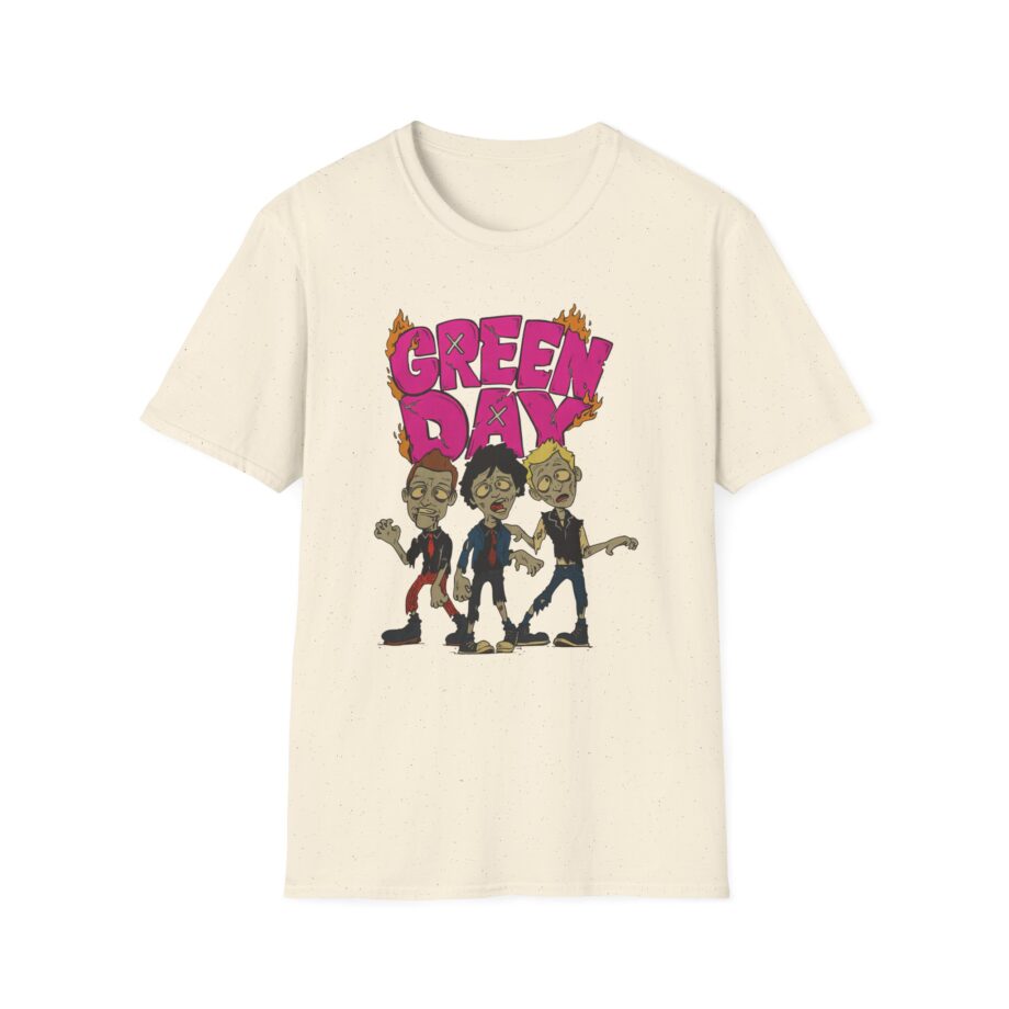 Green Day Walking Green Day Zombie Unisex Softstyle T-shirt
