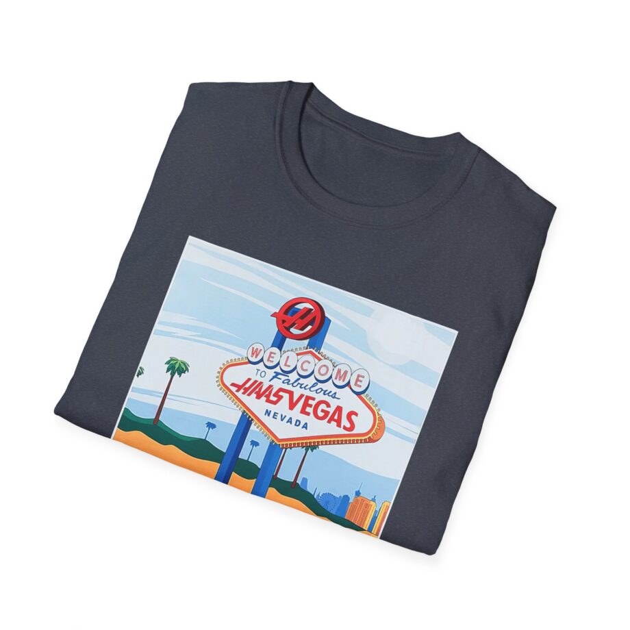 Haas F1 Las vegas Gp Unisex Softstyle T-Shirt
