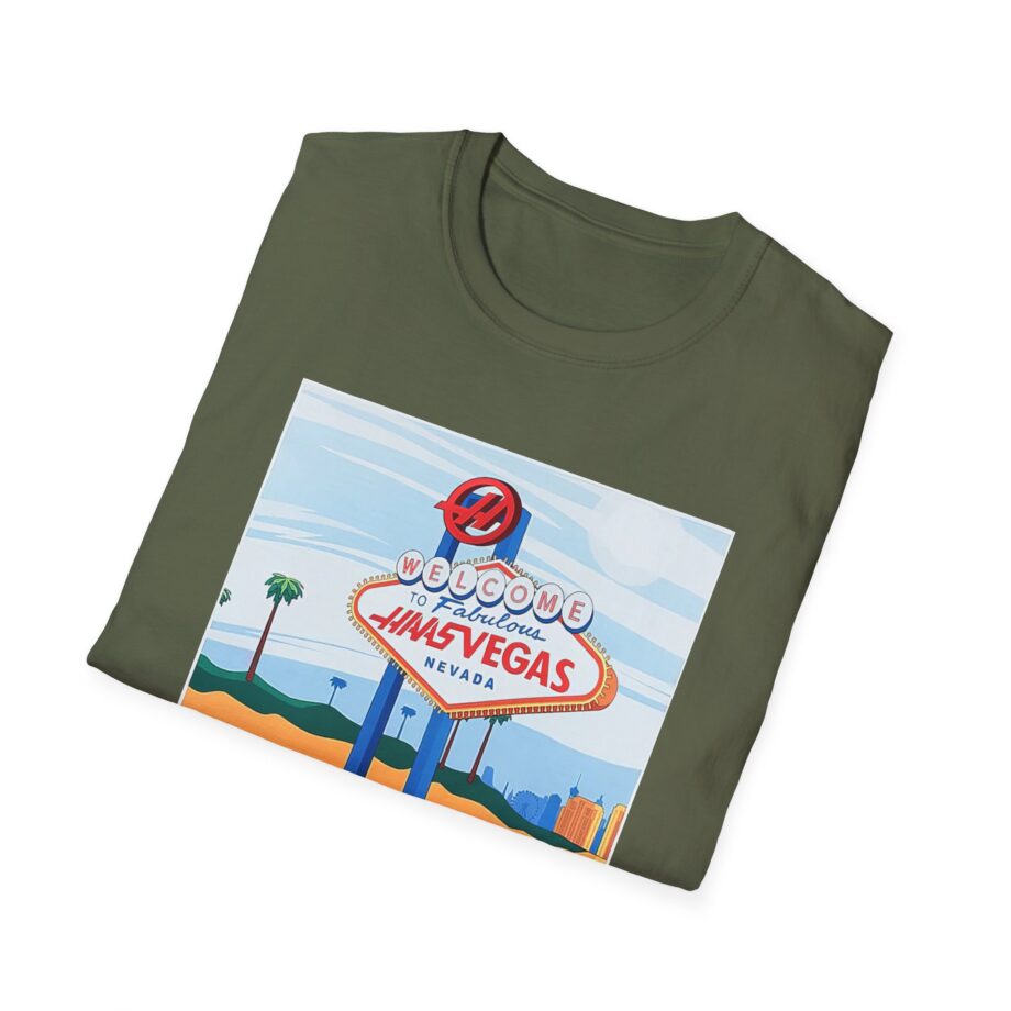 Haas F1 Las vegas Gp Unisex Softstyle T-Shirt