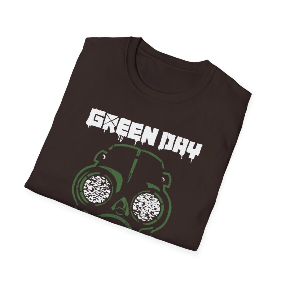 Green Day Gas Mask Unisex Softstyle T-shirt