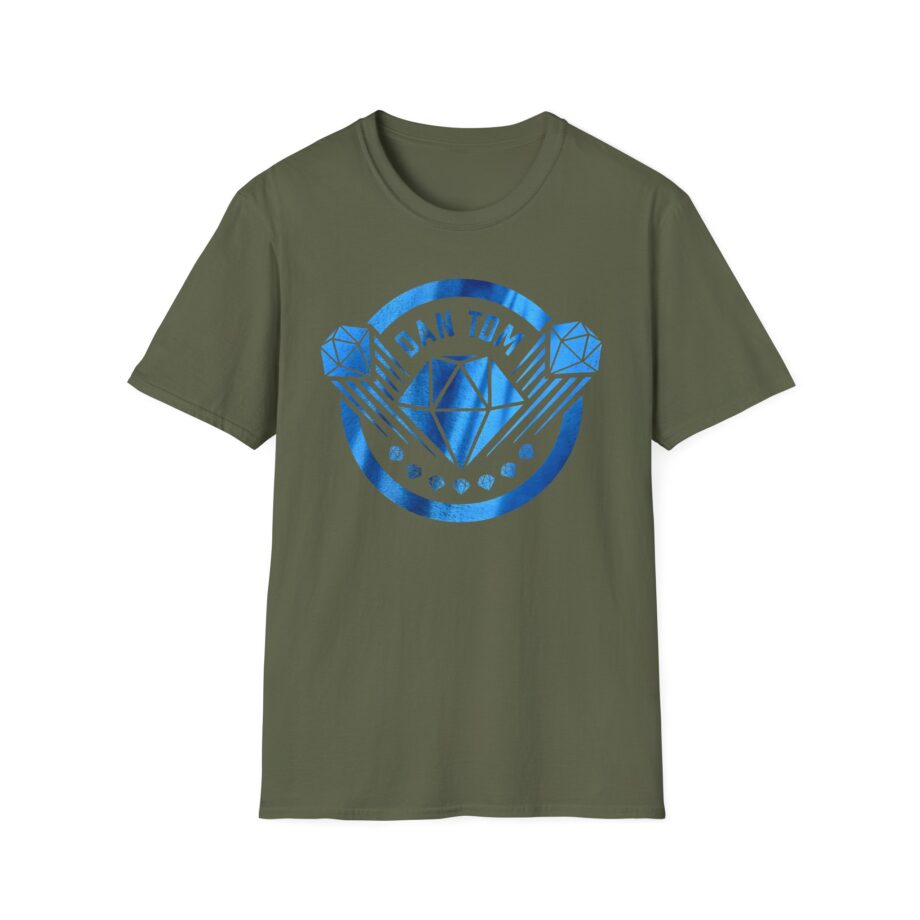 Dantdm Blue Foil Unisex Softstyle T-shirt