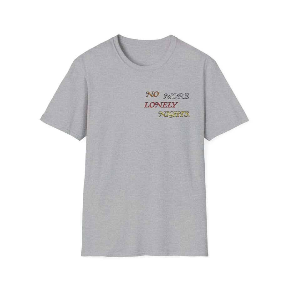 6lack No More Lonely Nights Crayon Unisex Softstyle T-Shirt
