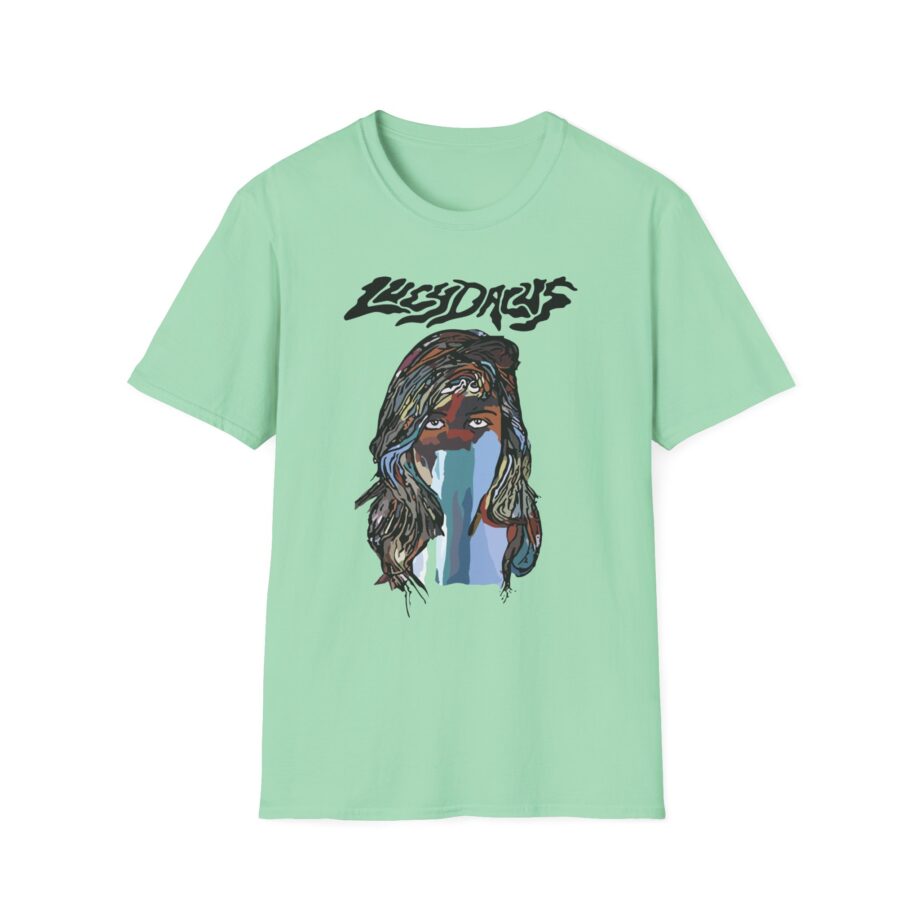 Lucy Dacus Portrait Baseball Raglan Unisex Softstyle T-Shirt