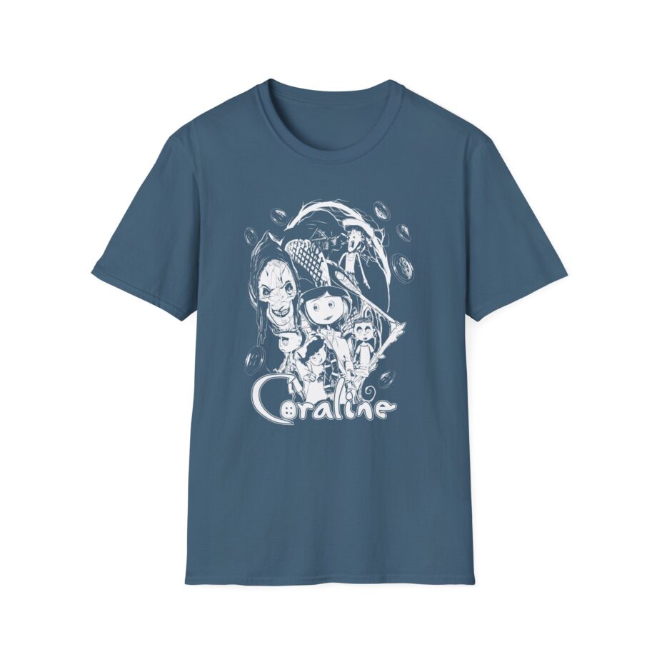Coraline Group Buttons Unisex Softstyle T-shirt