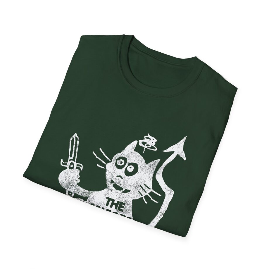 Green Day Cat and Sword Unisex Softstyle T-shirt