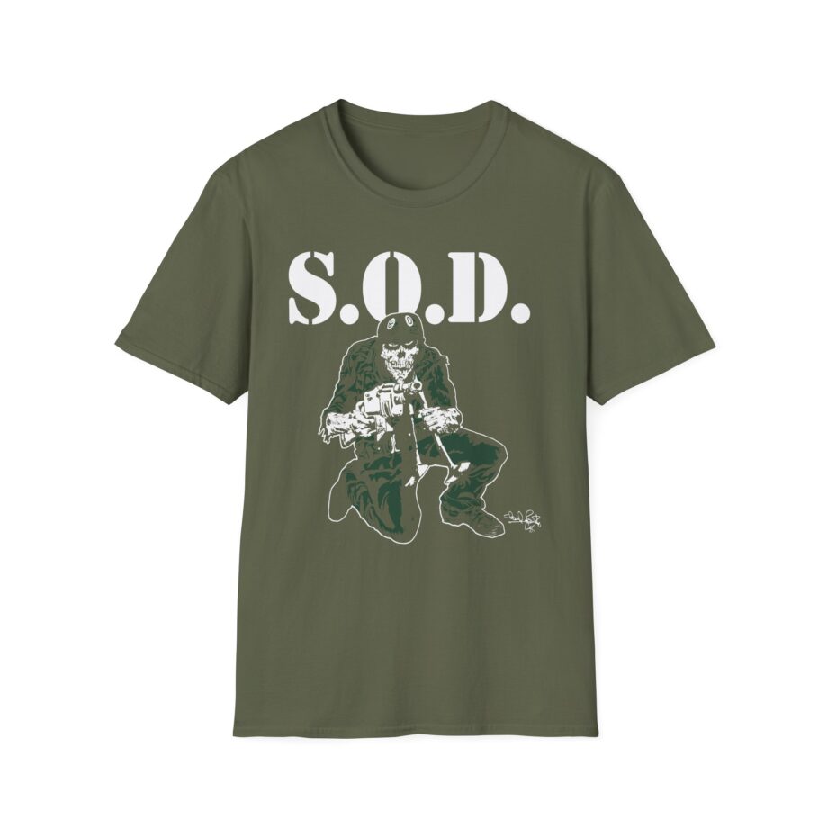 S.o.d. Stormtroopers of Death Schism Tour "85" Speak English or Die Unisex Softstyle T-shirt